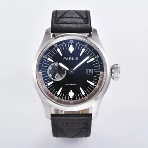 Reloj de pulsera PARNIS 46,5 mm clásico automático movimiento fecha mostrar - Imagen 1 de 4