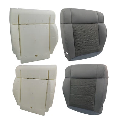 Cubierta de asiento inferior y cojín de espuma delantero para Jeep Wrangler Sahara 2008-2010 Foto 1 de 4