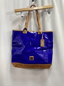 Neu Dooney & Bourke Royal Blau Leder Tasche Handtasche Schultertasche - Bild 1 von 24