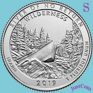 2019-S FRANK CHURCH RIVER OF NO RETURN (IDAHO) UNCIRCULATED QUARTER - Picture 1 of 2