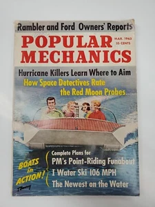 Popular Mechanics March 1963 Ford Galaxy Rambler Fuel Cells Butterly Farmer Boat - Picture 1 of 13