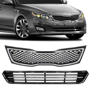 Juego de 2 piezas de parrilla de parachoques delantera superior e inferior para Kia Optima 2014 2015 - Imagen 1 de 20