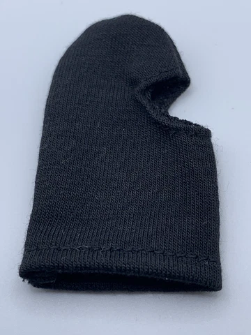 Mini 1/6th Scale TOY Black Hood/Hoodie/Mask for Spec Ops, SWAT, etc - Dragon DID Cover
