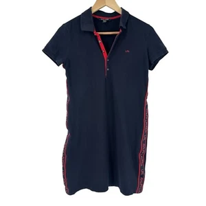 Lauren Ralph Lauren Polokleid marine/rot Damen Gr. MP Spruch Kragen Vorbereitung - Bild 1 von 9