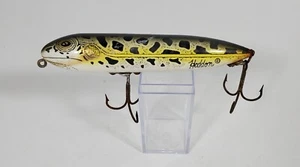Señuelo de pesca Heddon Zara Spook patrón natural de rana leopardo ganchos rasguños oxidados  - Imagen 1 de 9