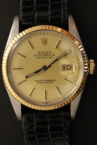 C. 1984 ROLEX Oyster Perpetual Datejust Ref 16013 w/ cal 3035 Movement (RX-358) - Picture 1 of 11