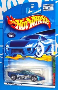 Hot Wheels 2001 Logo-Motive Series #74 Pontiac Banshee Mtflk Blue w/ 5SPs - Picture 1 of 2