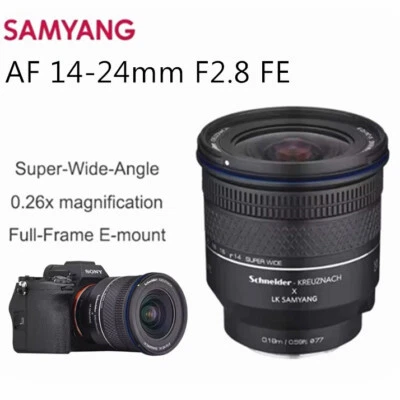 SAMYANG AF 14-24 mm F2.8 FE obiettivo zoom full frame messa a fuoco automatica per Sony attacco E/FE - Immagine 1 di 4