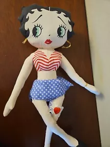 Kellytoy Betty Boop AMERICANA BETTY 20" Plush Stuffed Animal Toy - Picture 1 of 4