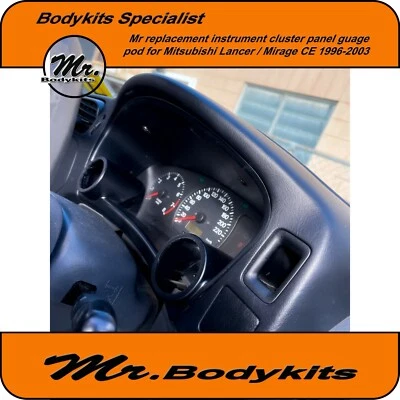 Replacement cluster panel gauge pod (52mm) for Mitsubishi Lancer / Mirage 96-03 - Image 1 of 4
