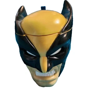 MARVEL'S X-MEN WOLVERINE HEAD UNIVERSAL STUDIOS KUNSTSTOFFBECHER MIT KLAPPDECKEL - Bild 1 von 4