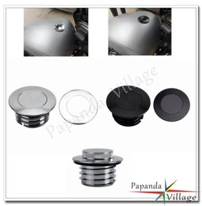 Pop-up Flush-Mount Fuel Tank Cap For Harley Softail Slim FLSL Sport Glide FLSB - Picture 1 of 10