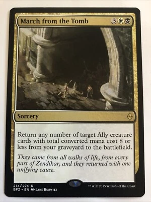 MTG Battle For Zendikar March from the Tomb 214/274 Rare - Image 1 of 2