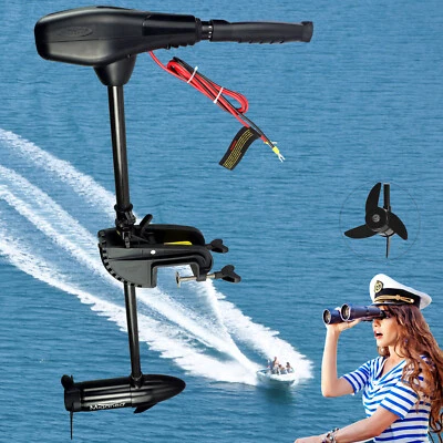 Miganeo® TRS 68 Bootsmotor 12V Aussenborder Elektromotor Aussenbordmotor