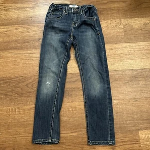 Levi's Youth Boy's JeansSize 8 Slim Flex Stretch Adjustable Waist Straight Denim - Picture 1 of 15