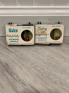 Lot of 2 Walco Diamond Needles W-522 W-521 for JVC Cartridges DT-25H DT-29 DT-32 - Picture 1 of 3