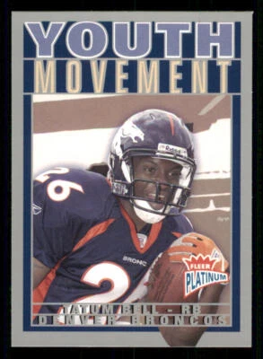 2004 Fleer Platinum Youth Movement #15YM Tatum Bell - Image 1 of 2