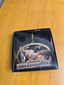 Ornament Yellowstone Animals Gold New - Picture 1 of 3