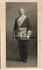 CABINET CARD MAN IN MASONIC APRON MASONS VICTORIAN/EDWARDIAN PHOTO #C540