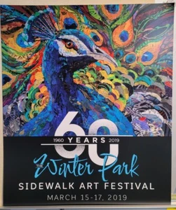 60th Annual Winter Park Sidewalk Art Festival 2019 20 X 24 New Poster Print - Picture 1 of 2