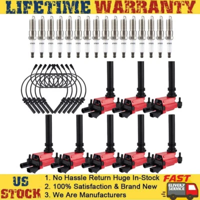 Ignition Coils & Spark Plugs wires For Ram 1500 2500 3500 Truck V8 5.7L 2011-19 - Image 1 of 4
