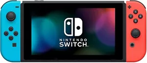 Nintendo Switch with Neon Blue and Neon Red Joy-Con - Brand New - Picture 1 of 3