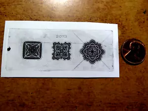 Intaglio a prova di stampo inciso sull'India probabilmente per valuta statunitense obsoleta o grande D5 - Foto 1 di 2