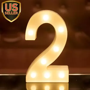 LED Letter Lights Alphabet Light up Sign for Night Light Home Party Birthday ... - Picture 1 of 1