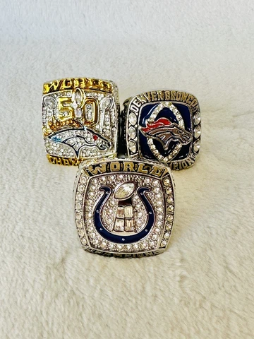 Peyton Manning Ultimate Championship Ring Set, US SHIP Cover
