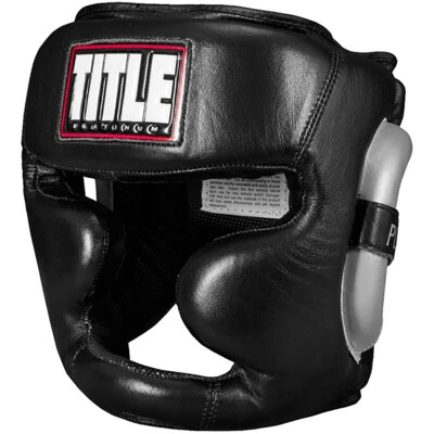 Title Boxing Platinum Premier Full Training Headgear 2.0 - Black - Image 1 of 4