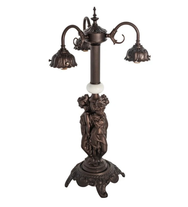 Base de lámpara Meyda Tiffany 10149 3 gracias 24" de alto - multicolor Foto 1 de 1