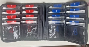 Lewis N Clark 8 Slot Travel Pills Meds Medication Vitamins Wallet File Organizer - Picture 1 of 7