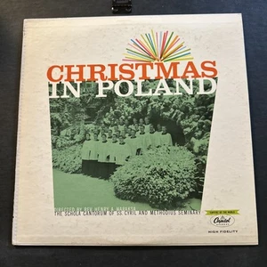 CHRISTMAS IN POLAND-CAPITOL RECORDS T 10198 LP RECORD Holiday Music MONO - Picture 1 of 4