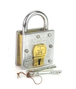 Indisches kniffliges starkes robustes Vorhängeschloss Magic Geheimschloss verstecktes Schlüsselloch - Bild 1 von 5