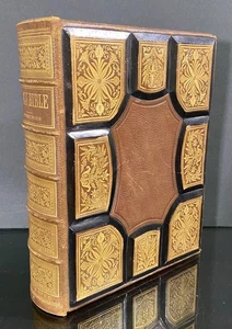 1873 Holman's Holy Bible Reference Illustrated Apocrypha Concordance Embossed - Picture 1 of 23