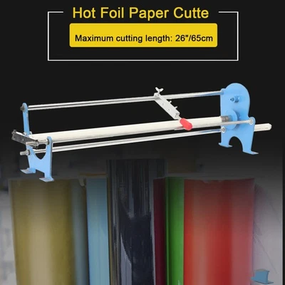 Manual Foil Paper Cutter Slitter Hot Stamping Hand Cutting Machine new - Image 1 of 4
