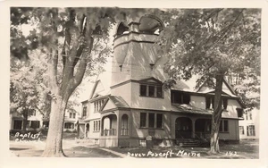 Postal LP51 Dover Foxcroft Maine Baptist Church 1914 RPPC - Imagen 1 de 2