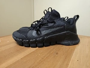 Nike Free Men’s Metcon 3 'Anthracite' CJ0861-001 All Black Size 8.5 - Picture 1 of 19