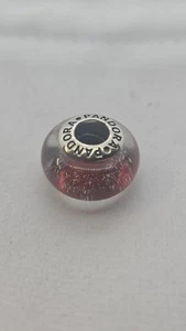 Pandora Red Murano Glass Charm S925 ALE - Picture 1 of 4