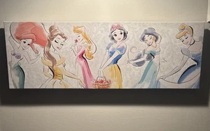 disney princess frame canvas 24”x 12” - Picture 1 of 2