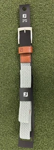 Footjoy Woven Golf Belt NEW Grey REGULAR 30"-35" #69482 - Picture 1 of 2