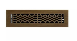 Nuovo antico registro da parete in ottone 2-1/4" x 10" stile antico ottone - Foto 1 di 1