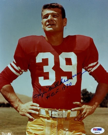 Hugh Mcelhenny Hof 1970 Signed Psa/dna Certed 8x10 Authentic Autograph - Image 1 of 1