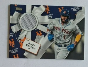 2019 Topps Walmart Holiday Amed Rosario New York Mets - Jersey - Picture 1 of 1