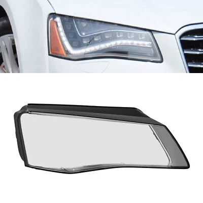 Fit 2011 2012 2013 Audi A8 Right Passenger Side Front Headlight Lens Cover - Imagem 1 de 4