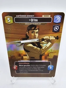 Star Wars Unlimited QiRa Showcase Foil Deutsch Boosterfresh Qi'Ra - Picture 1 of 2