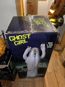 Ghost Girl Animated Spirit Halloween Prop Animatronic Rare Vintage Hard To Find - Picture 1 of 9