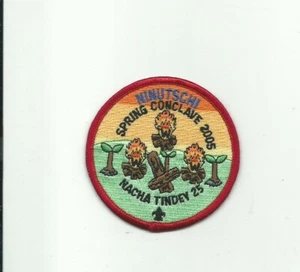 VV SCOUT BSA 2005 OA LODGE 25 NICHA TINDEY SPRING CONCLAVE MERGED PATCH G FORD ! - Picture 1 of 1