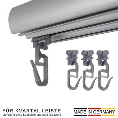 ULROAD 10 Ganchos de cortina Deslizante Cortinas Gancho para IKEA Kvartal 701.886.83 WOW