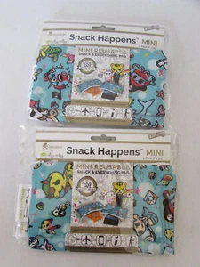 Itzy Ritzy Snack Happens Mini Snack Bags 4 Pack Tokidoki Underwater Adventure A - Picture 1 of 2